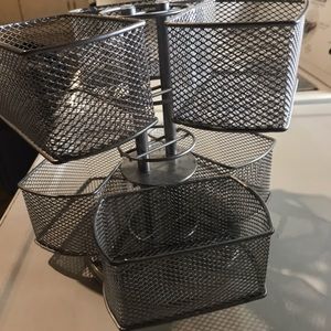 Rotating Caddy/Lazy Susan -Industrial Style